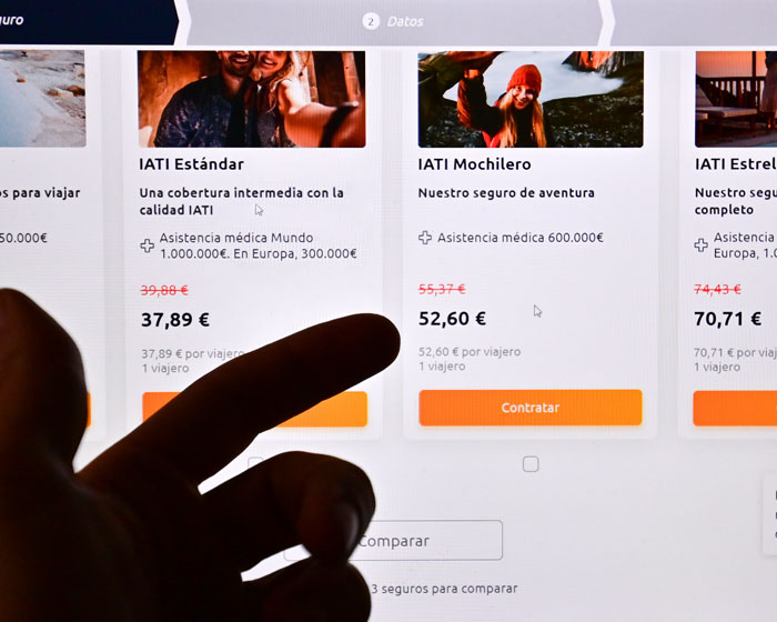 Web de IATI con descuento oficial del 5% aplicado